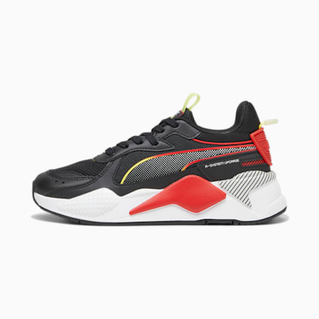 RS-X 3D Sneakers Youth, PUMA Black-PUMA Red, small