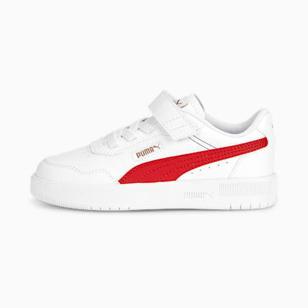 Court Ultra Alternative Closure Sneakers - Kids 4-8 years, PUMA White-For All Time Red-Clyde Royal-PUMA Gold, small-AUS