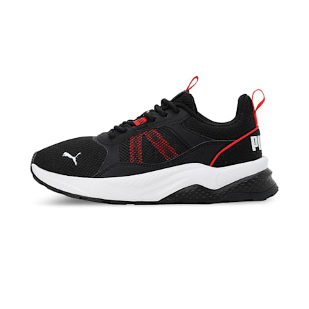 Anzarun 2.0 Trainers Youth, PUMA Black-For All Time Red-PUMA White, small-AUS