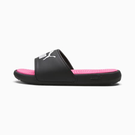 Cool Cat 2.0 Sandals Kids, PUMA Black-PUMA White-KNOCKOUT PINK, small-SEA