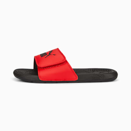 Cool Cat 2.0 BX V Slides - Youth 8-16 years, PUMA Red-PUMA Black, small-NZL