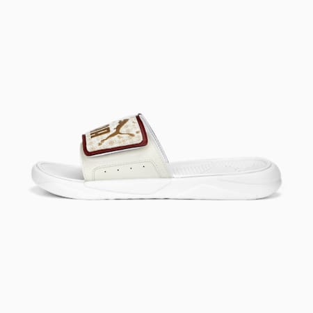 RoyalCat Comfort Chinese New Year Slides, PUMA White-PUMA Gold-Intense Red, small-PHL