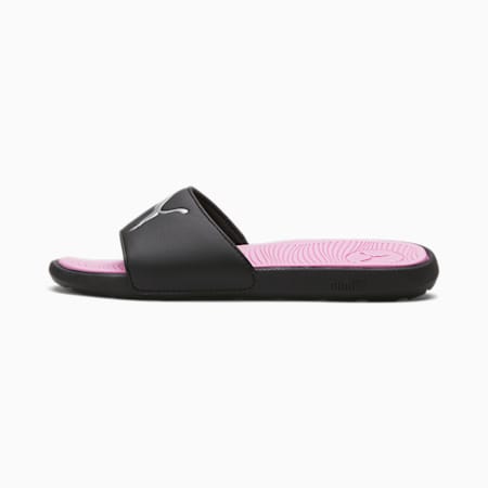 Cool Cat 2.0 Sport Slides Women, PUMA Black-PUMA White-KNOCKOUT PINK, small-DFA