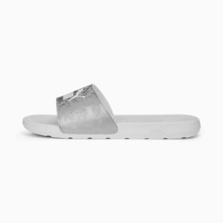 Cool Cat 2.0 Space Slides Women, PUMA Silver-PUMA White-Matte Silver, small-DFA