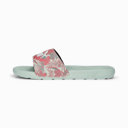 Claquettes Cool Cat 2.0 Flower Femme, Loveable-PUMA White-Minty Burst, small-DFA