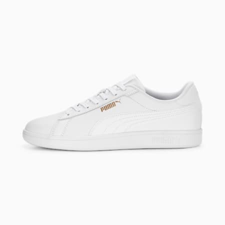 Smash 3.0 L Sneakers, PUMA White-PUMA White-PUMA Gold, small-DFA