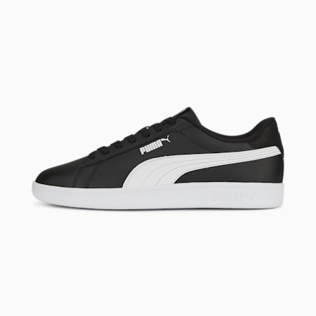 รองเท้าผ้าใบ Smash 3.0 L, PUMA Black-PUMA White, small-THA