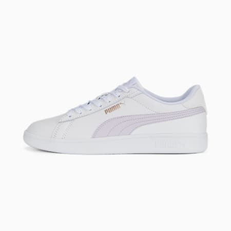 Smash 3.0 L Sneakers, PUMA White-Spring Lavender-Rose Gold, small-DFA