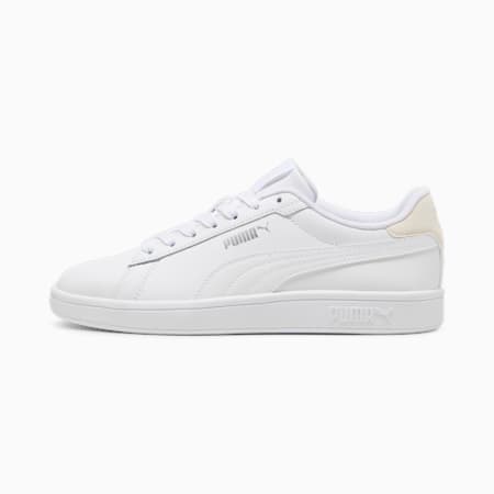 Sepatu Sneaker Smash 3.0 L, PUMA White-Rosebay-PUMA Silver, small-IDN