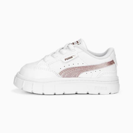 Mayze Stack Shine Sneakers Toddlers, PUMA White-Rose Gold, small-DFA