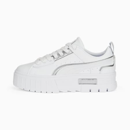 Puma shoes silver outlet