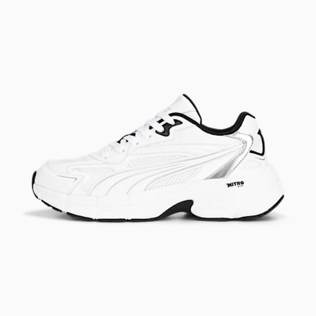 Teveris NITRO Metallic Women's Sneakers, PUMA White-Puma Silver, small-AUS