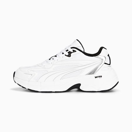 Teveris NITRO Metallic Sneaker Frauen, PUMA White-Puma Silver, small