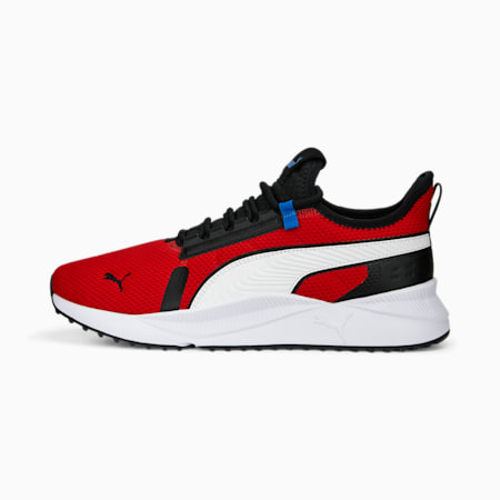 Pacer Future Street Knit Unisex Sneakers, For All Time Red-PUMA White-PUMA Black, small-AUS