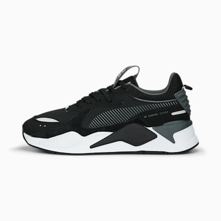 Sneakers RS-X in pelle scamosciata, PUMA Black-Glacial Gray, small