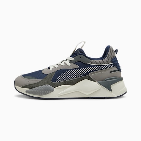 RS-X Suede Sneakers, Club Navy-Stormy Slate, small