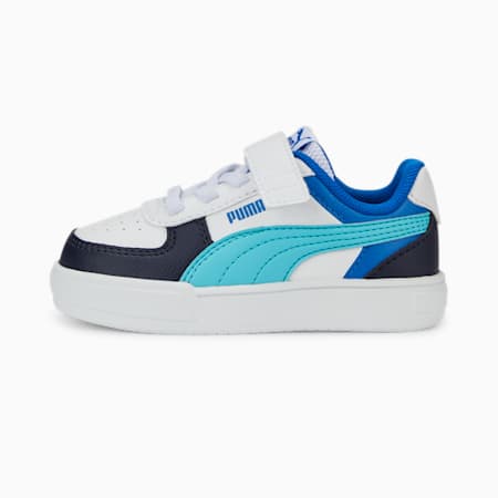 Caven Block Alternative Closure Sneakers Baby, PUMA White-Hero Blue-Puma Navy-PUMA Team Royal, small