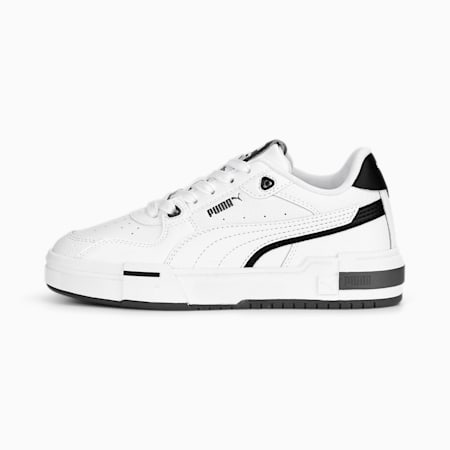 Baskets en cuir CA Pro Glitch Enfant et Adolescent, PUMA White-PUMA Black-Feather Gray, small