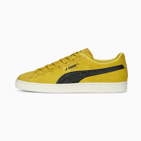 PUMA x STAPLE Suede Sneakers, Fresh Pear-Sun Ray Yellow, small