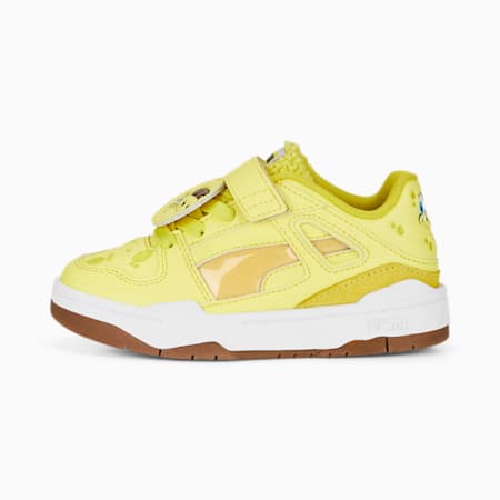 סניקרס PUMA x SPONGEBOB Slipstream לילדים, Lucent Yellow-Citronelle, small-DFA