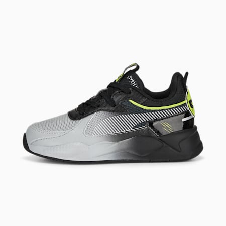 PUMA x MIRACULOUS RS-X Sneakers Kinder, PUMA Black-Feather Gray-Lime Smash, small