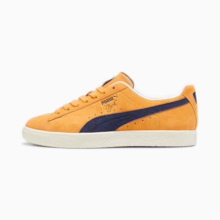 Clyde OG Unisex Sneakers, Clementine-PUMA Navy, small-AUS