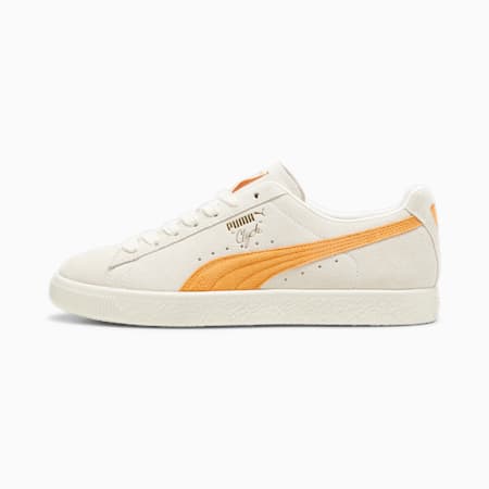 Clyde OG Unisex Sneakers, Frosted Ivory-Clementine, small-AUS