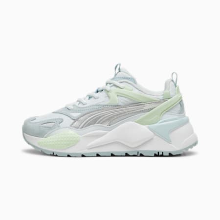 Młodzieżowe sneakersy RS-X Efekt Metallic, Dewdrop-PUMA Silver, small