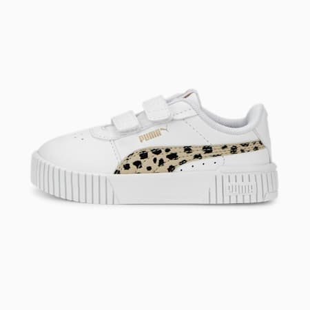Carina 2.0 Animal Sneakers für Babys, PUMA White-Granola-PUMA Black-PUMA Gold, small