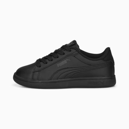 Zapatillas Smash 3.0 L para niño, PUMA Black-Shadow Gray, small