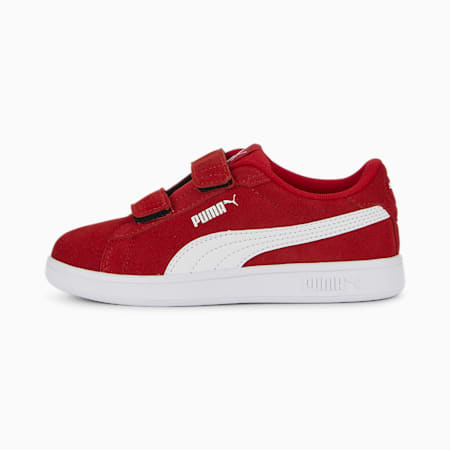 Smash 3.0 Suede Sneakers Kids, For All Time Red-PUMA White, small