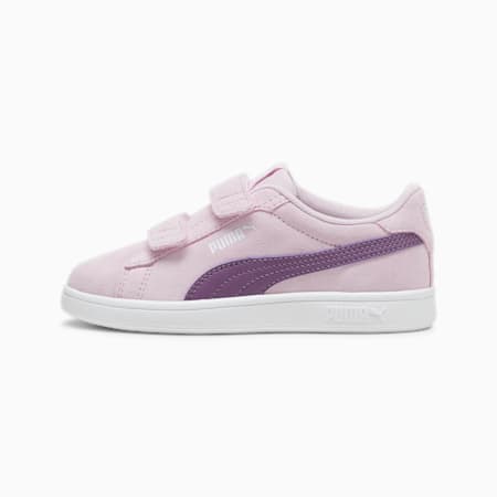 Smash 3.0 Suede Sneakers Kids, Grape Mist-Crushed Berry-PUMA White, small