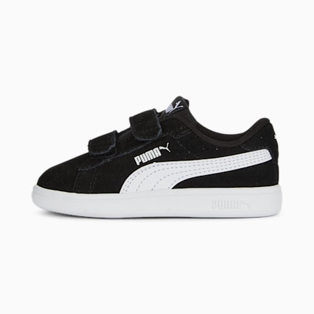 Smash 3.0 Suede Sneakers Baby, PUMA Black-PUMA White, small