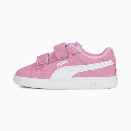 Smash 3.0 Suede Sneakers Baby, Lilac Chiffon-PUMA White, small