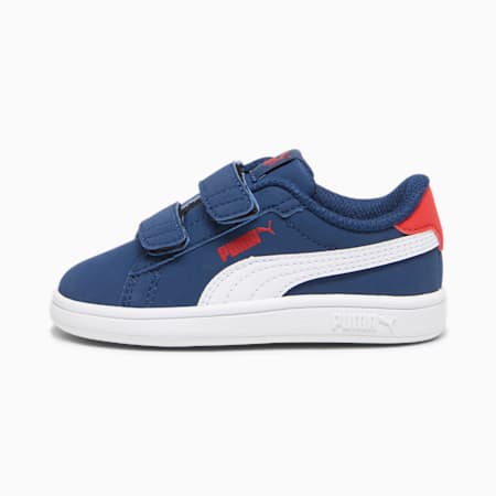 Sneakers Smash 3.0 Buck per neonato, Persian Blue-PUMA White-For All Time Red, small