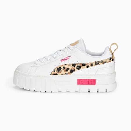 Mayze Animal Women's Sneakers, PUMA White-Granola, small-AUS