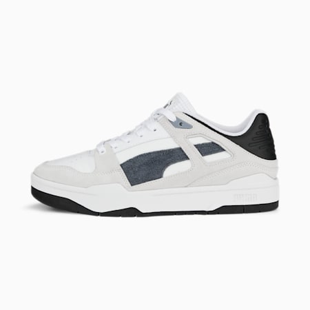 Sneakersy Slipstream Heritage, PUMA White-Gray Tile-PUMA Black, small