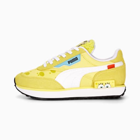 PUMA x SPONGEBOB Future Rider Sneakers Teenager, Lucent Yellow-PUMA White, small