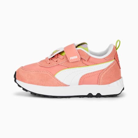 PUMA x SPONGEBOB Rider FV Sneakers Kids, Carnation Pink-PUMA White, small-SEA