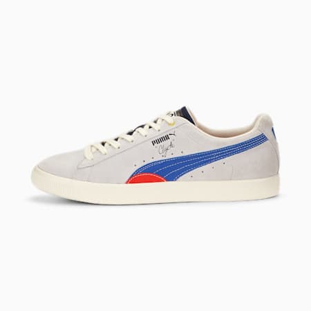 Sneakers Clyde Track Meet, Glacial Gray-Royal Sapphire-Frosted Ivory, small-DFA