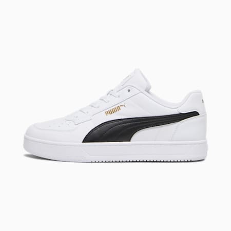 Sepatu Sneaker Caven 2.0, PUMA White-PUMA Black-Gold, small-IDN