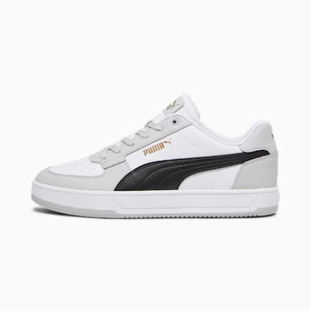 Sneakersy Caven 2.0, PUMA White-PUMA Black-Ash Gray-Gold, small