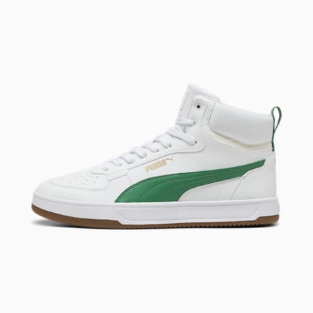 Sneakersy Caven 2.0 Mid, PUMA White-Vapor Gray-Archive Green, small
