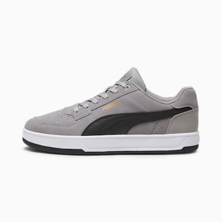 Sneakers PUMA Caven 2.0, Concrete Gray-PUMA Black-Gold-PUMA White, small