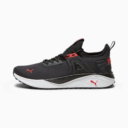 Pacer 23 Unisex Sneakers, PUMA Black-For All Time Red-PUMA Silver, small-AUS