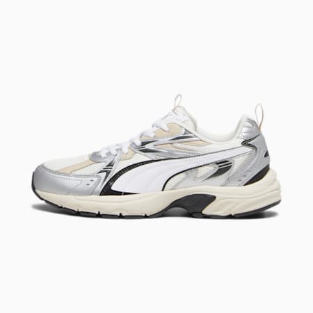 Grey and white puma shoes discount