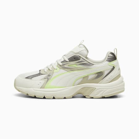 Milenio Tech Sneakers, Desert Dust-Vapor Gray-Cool Cucumber, small-THA