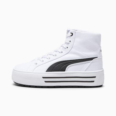 Kaia 2.0 Mid Sneakers Damen, PUMA White-PUMA Black, small