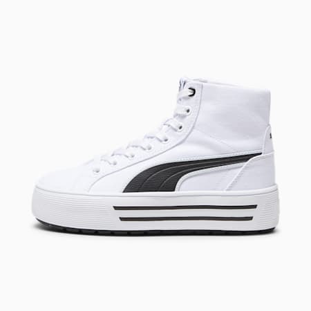 Kaia 2.0 Mid Women's Sneakers, PUMA White-PUMA Black, small