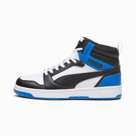 Sneakersy Rebound, PUMA White-PUMA Black-PUMA Team Royal, small